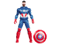 Captain America Actionfigur im rot-blauen Anzug mit Schild