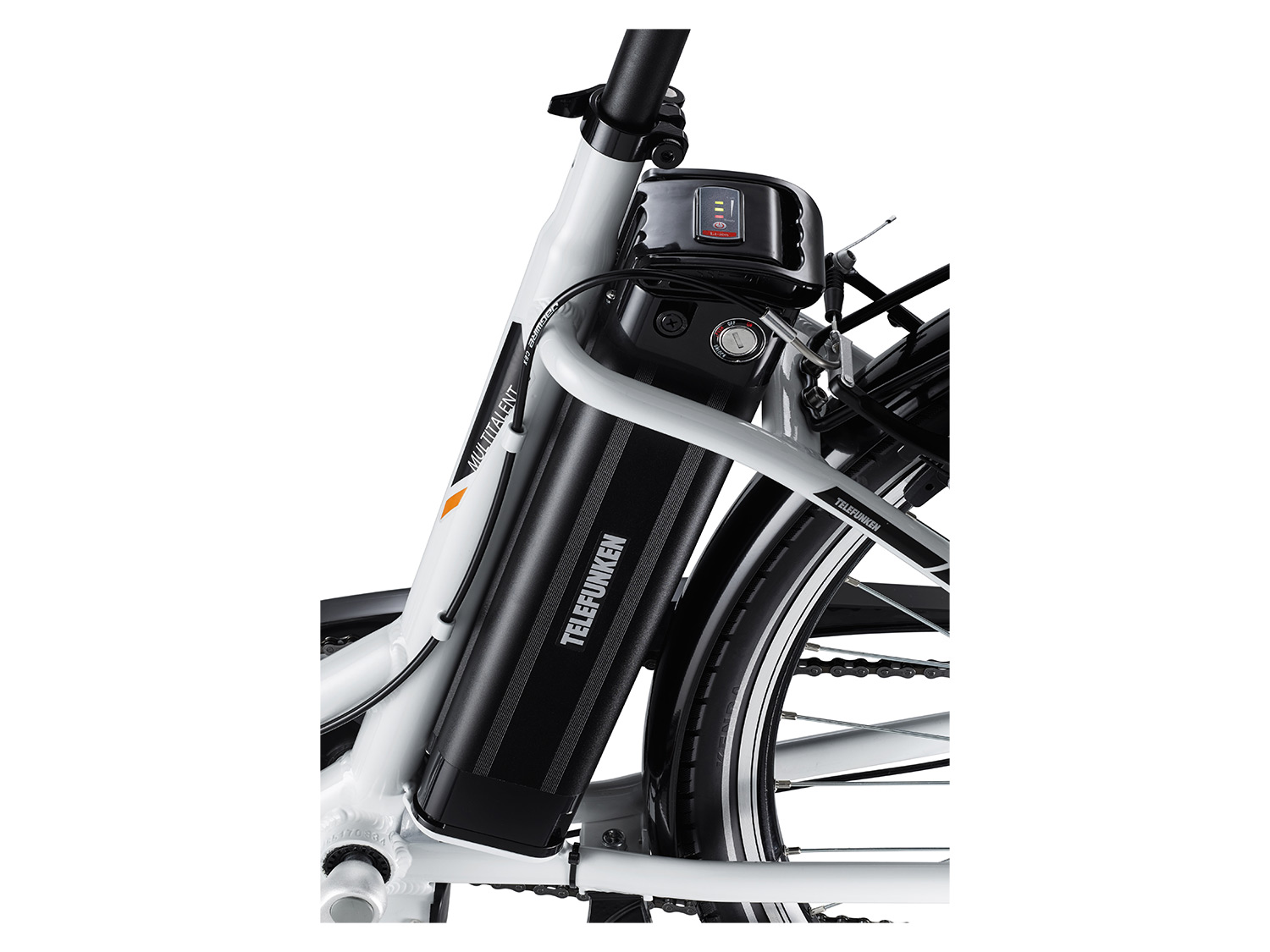 Telefunken E-Bike Cityrad Multitalent RC830, 3 Gang Shimano Nexus Schaltwerk, Frontmotor, 531,3 Wh, Pedelec, Elektrofahrrad für Damen u. Herren – Bild 2 von 4