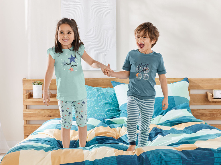Gehe zu Vollbildansicht: lupilu® Kleinkinder Jungen Pyjama aus reiner Baumwolle - Bild 8