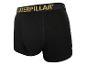 Schwarze Herren-Boxershorts mit goldenem Logobund.