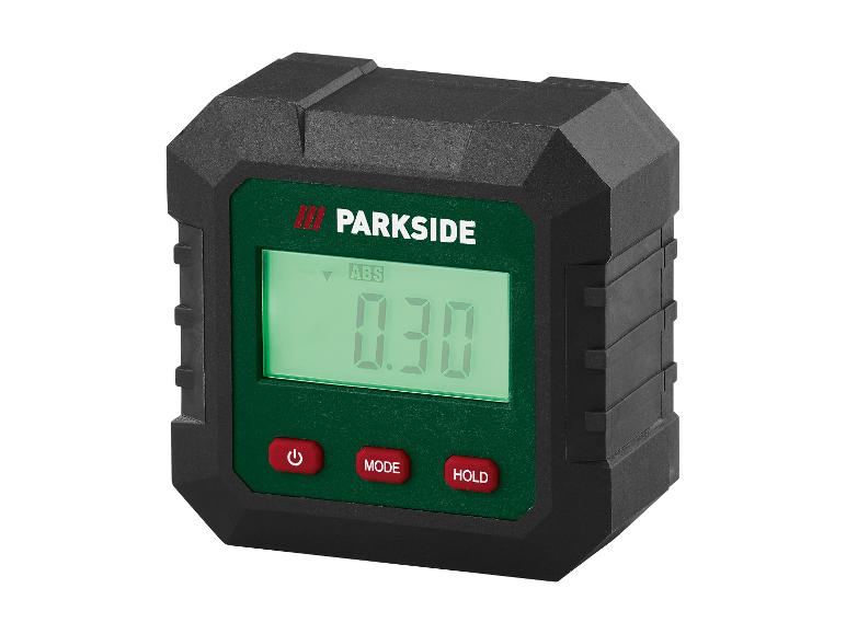 Parkside Digitalwasserwaage mit Display und roten Tasten