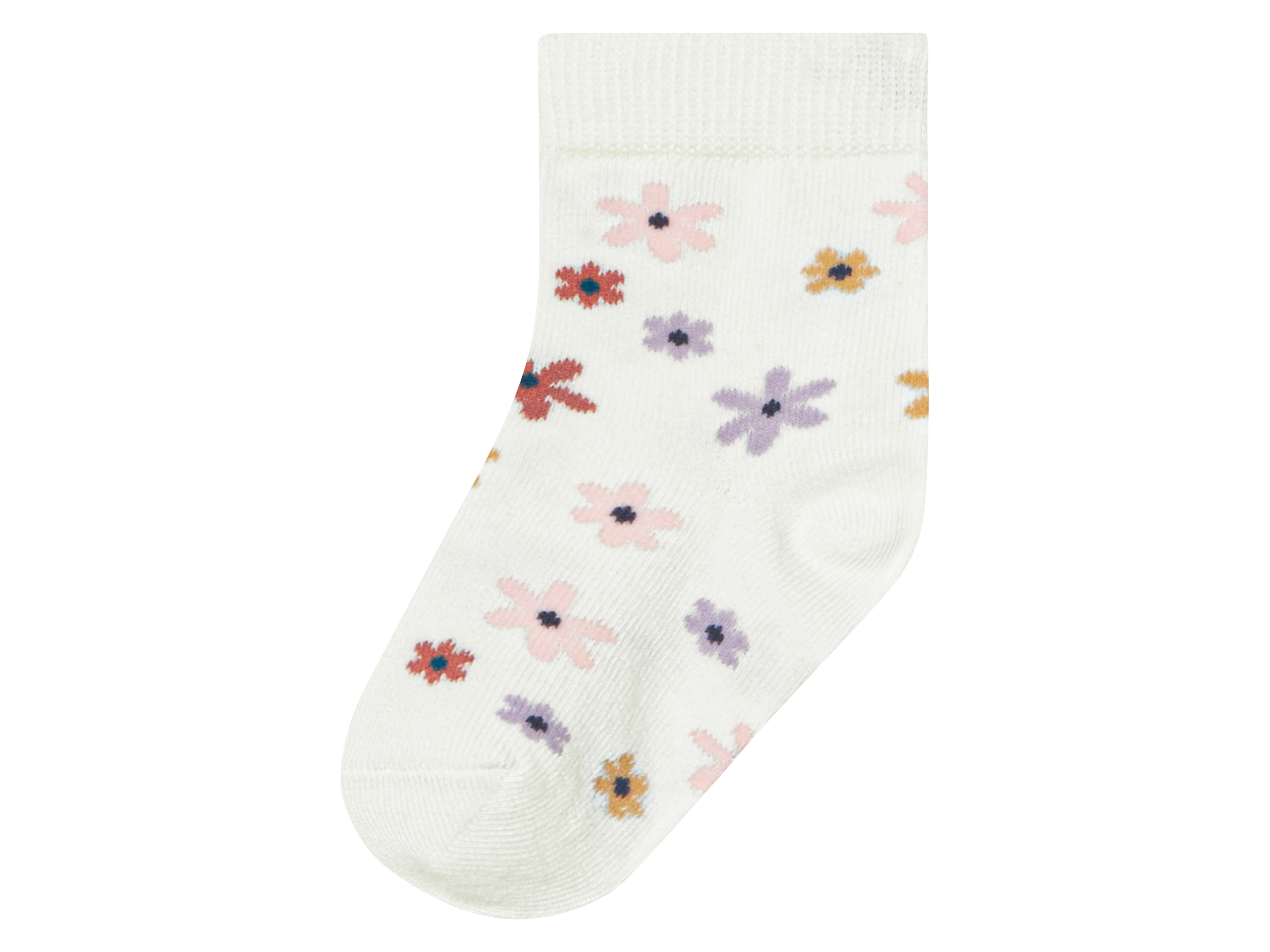 Thumbnail - lupilu® Kleinkinder Socken, 7 Paar (weiß/rosa/lila, 19-22)