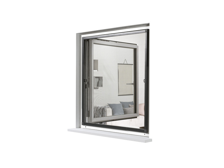 Gehe zu Vollbildansicht: LIVARNO home Fenster-Insektenschutz, 120 x 140 cm, teleskopierbar - Bild 11