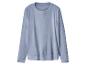 Ein hellblaues Langarm-Sweatshirt mit Rundhalsausschnitt.