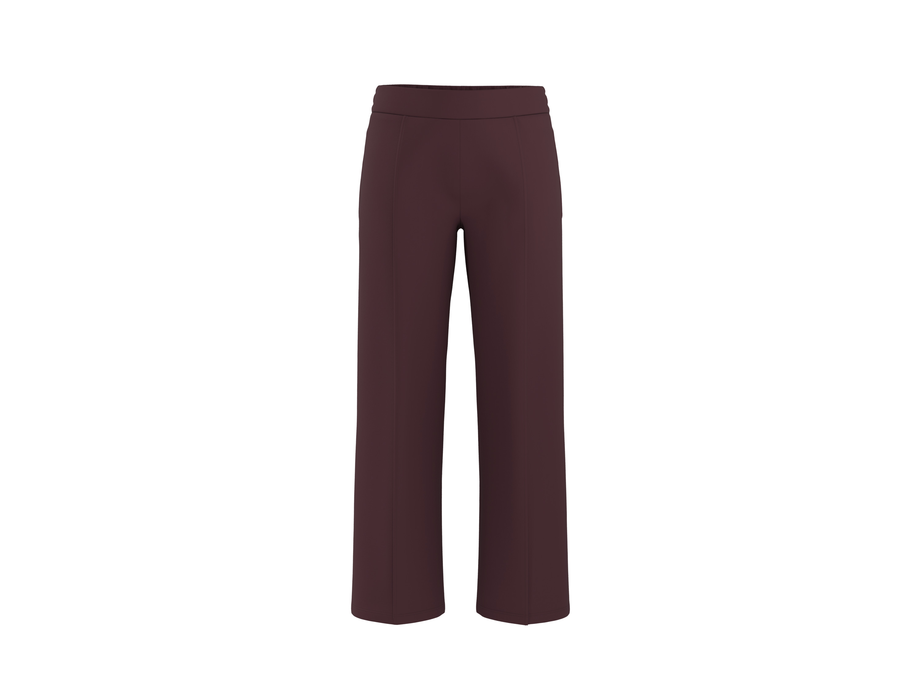 ESMARA® Damen Hose (Bordeaux, L(44/46))""