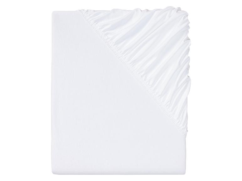Ein weißes Spannbettlaken