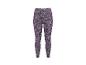 Damen-Leggings mit Leopardenmuster in Pink und Schwarz.