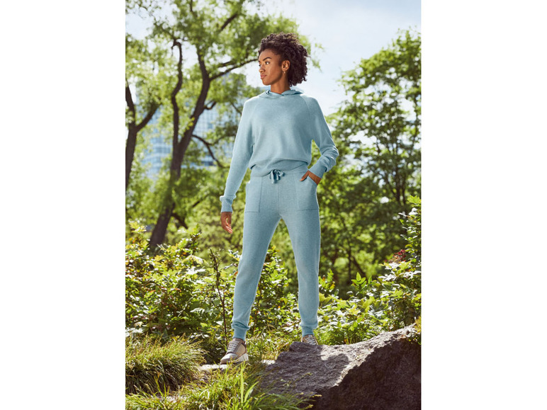 Gehe zu Vollbildansicht: esmara Damen Feinstrick-Pullover, leger geschnitten, mit Kapuze - Bild 14