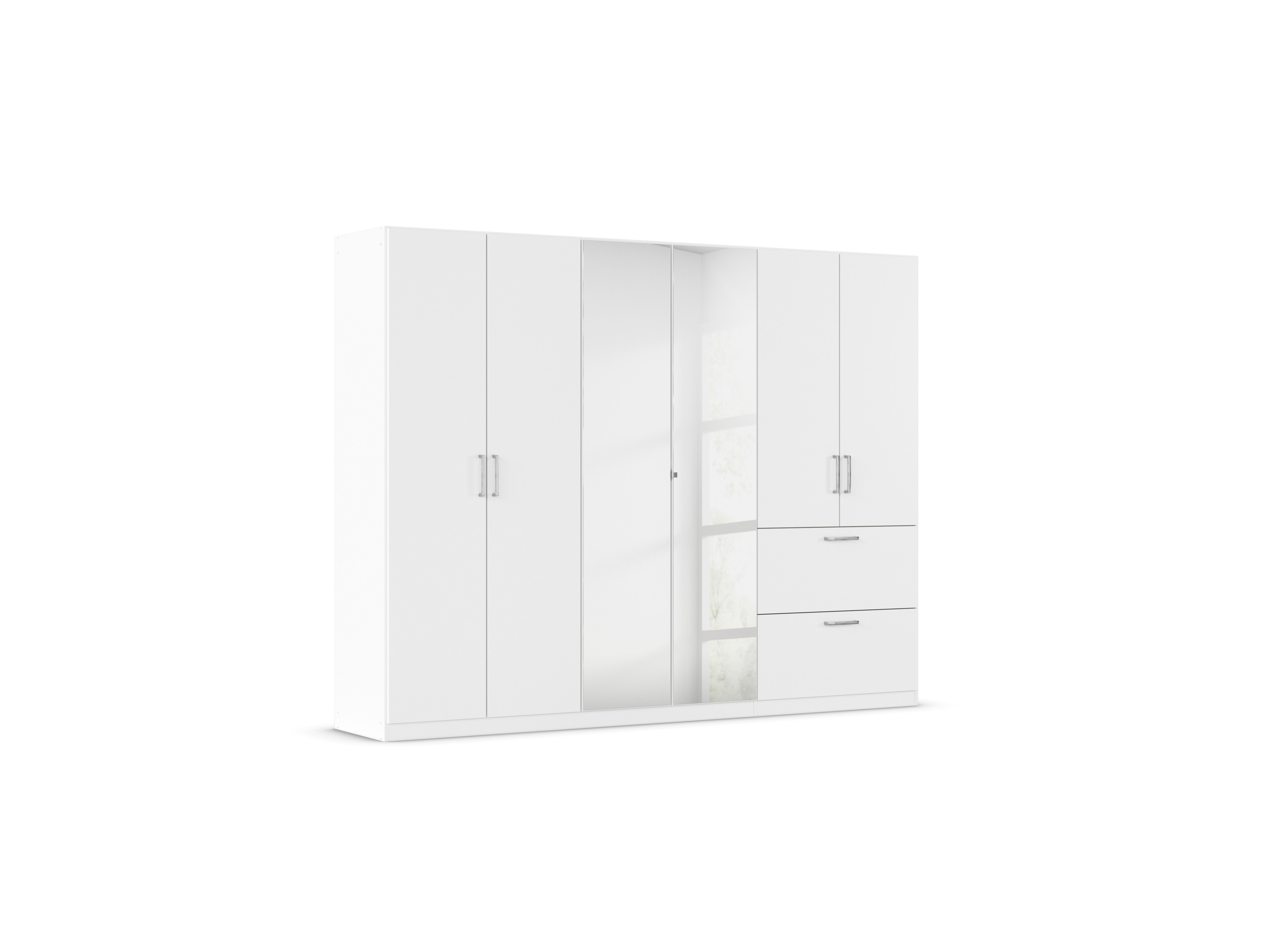RAUCH BLUE Padua Drehtürenschrank (Breite 271 cm/Höhe 210 cm, Weiß, Breite 271 cm / Höhe 210 cm)