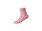 Rosa Socken mit Blumenmuster