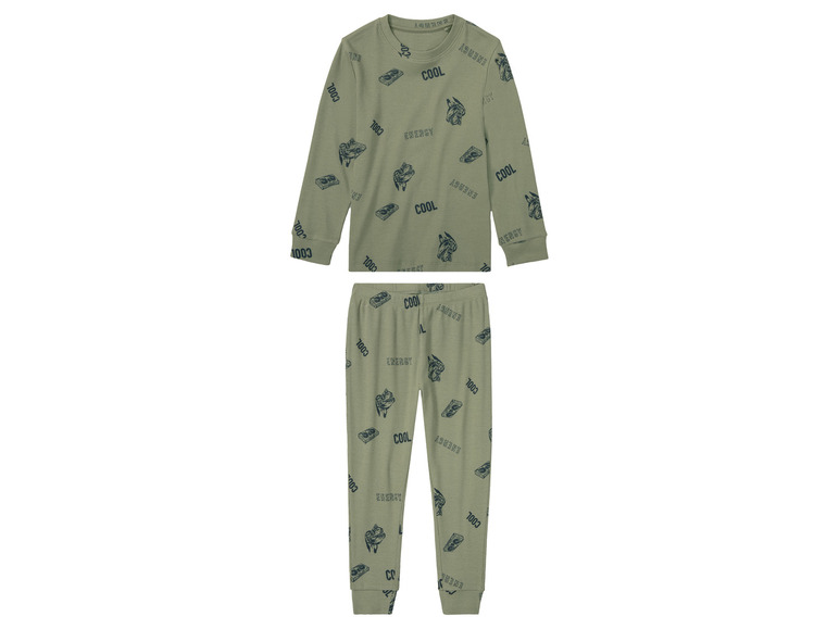 Gehe zu Vollbildansicht: lupilu® Kleinkinder Pyjama in modischer Ripp-Qualität - Bild 7