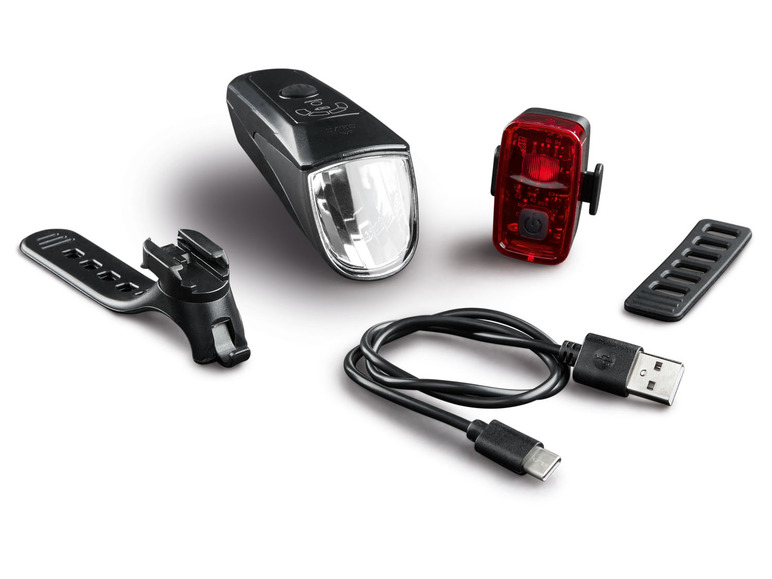 Gehe zu Vollbildansicht: CRIVIT LED-Fahrradleuchten-Set, mit USB-C-Anschluss - Bild 8