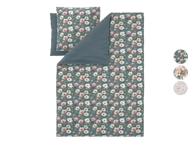 Bettwäsche-Set mit rosa und weißem Blumenmuster