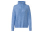 Ein hellblauer Pullover mit Reißverschluss.