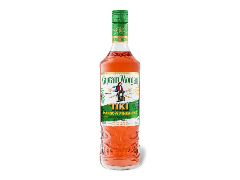 Gehe zu Vollbildansicht: Captain Morgan Tiki Mango and Pineapple (Rum-Basis) 25% Vol - Bild 1