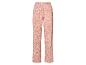 Rosa Schlafanzughose mit Blättermuster.