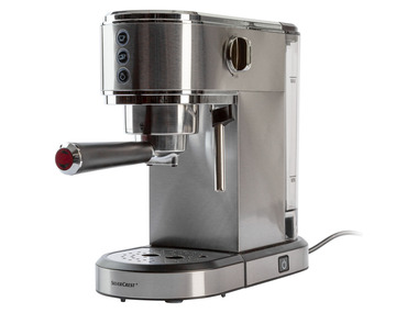 SILVERCREST® Siebträgermaschine Slim SSMS 1350 B2, für Espresso