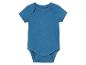 Hellblauer Baby-Body, kurzarm.