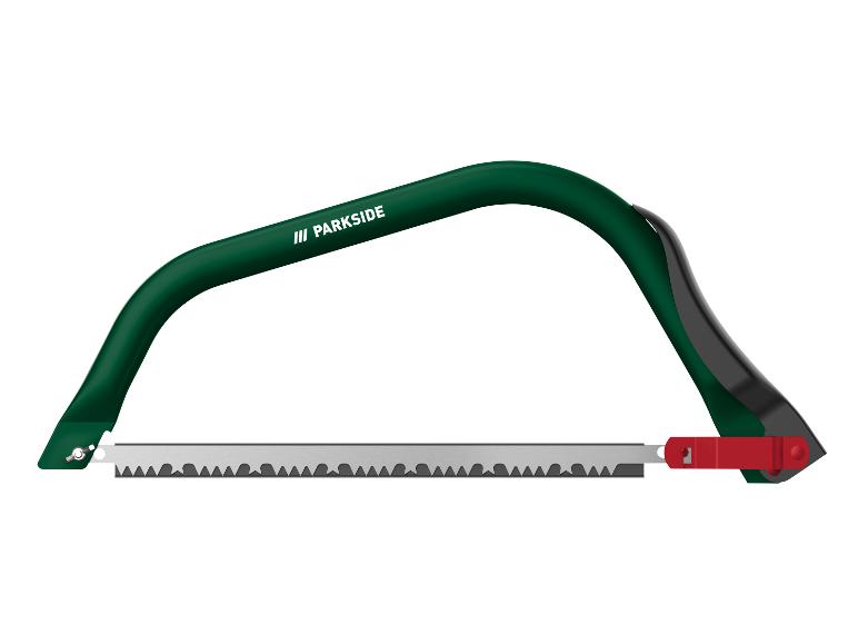 Parkside Bügelsäge: Klinge und ergonomischer Griff.