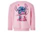 Rosa Kinder-Sweatshirt mit Stitch- und Angel-Print aus Lilo & Stitch