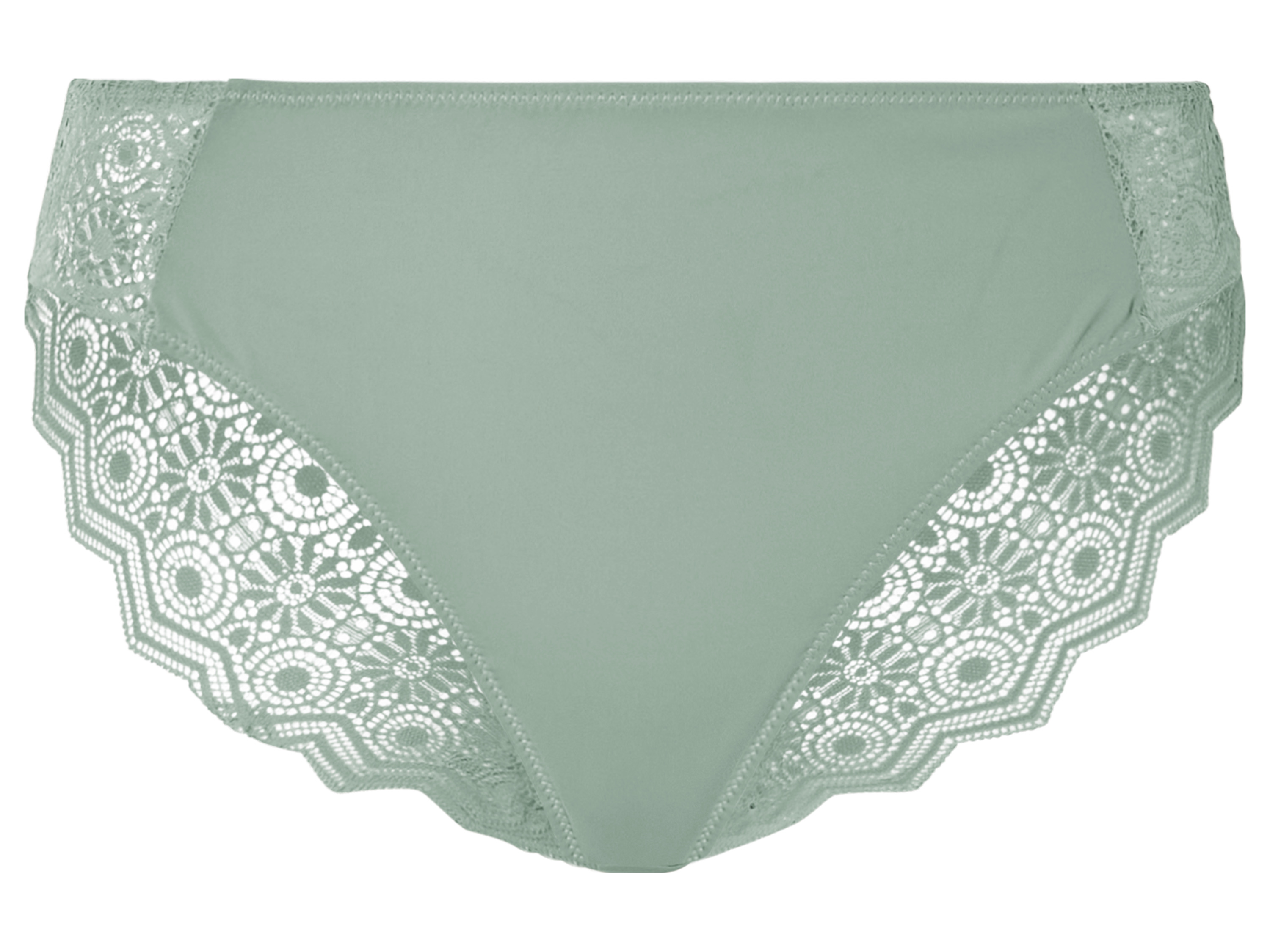 Thumbnail - esmara® Damen Slip Spitze, 2 Stück (Grün, XS(32/34))