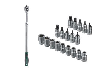 PARKSIDE® Teleskopratsche / Steckschlüssel-Set