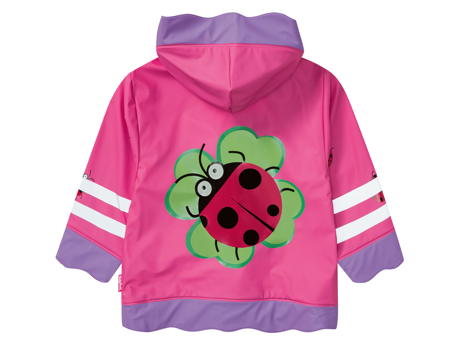 PLAYSHOES Baby Kleinkinder Regenjacke, wind und wasserdicht (Marienkäfer, 86/92) – Bild 4 von 4