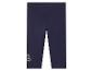 Marineblaue Kinderleggings mit Blumenmuster.