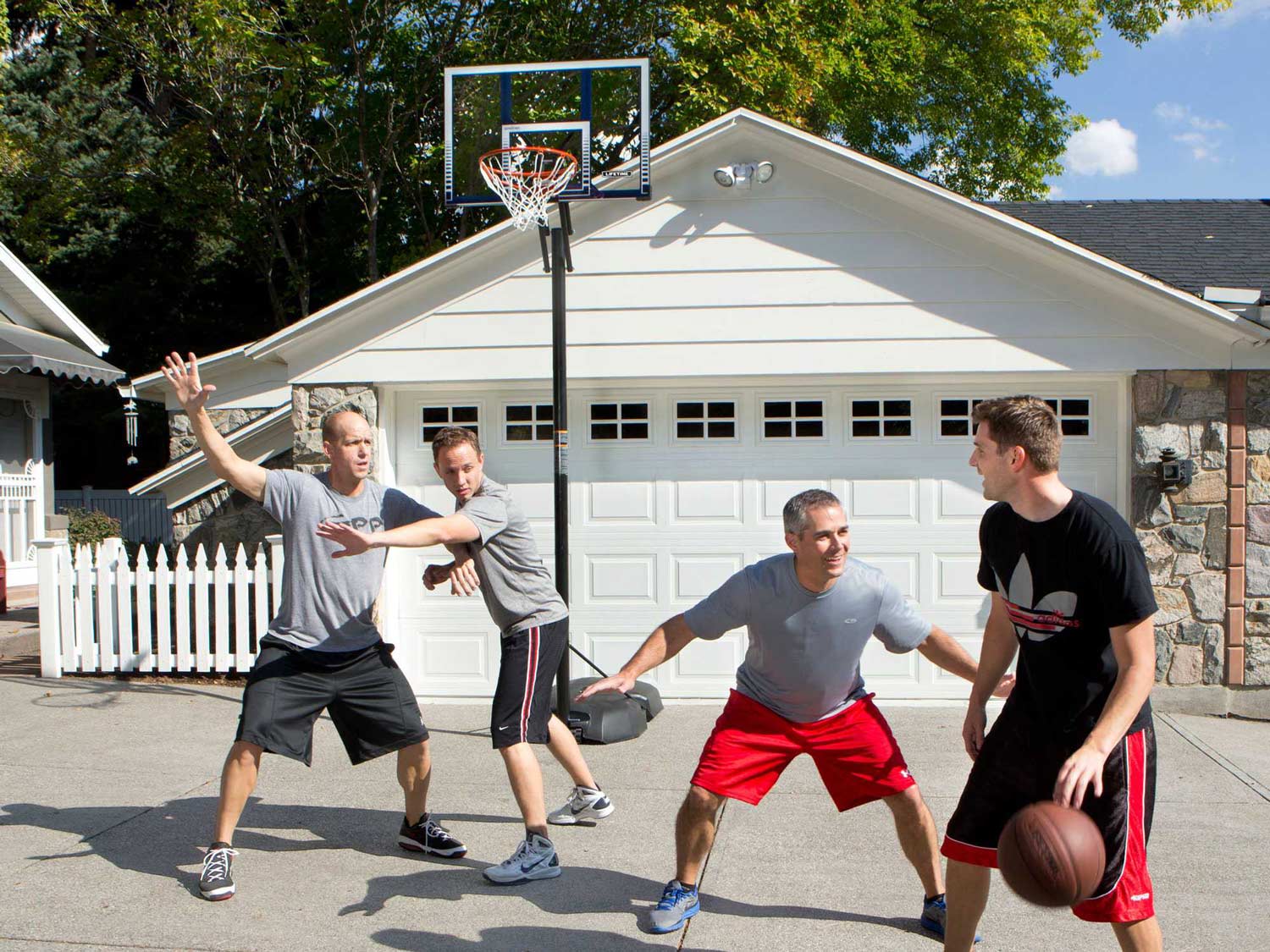 LIFETIME BasketballKorbanlage »Boston Portable«, höhenverstellbar, mit