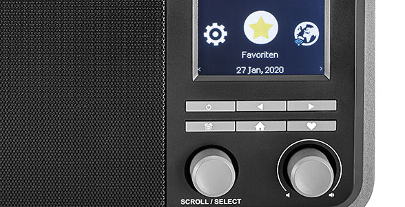 CR 510 Smart Radio im Holzgehäuse mit Bluetooth und Akku