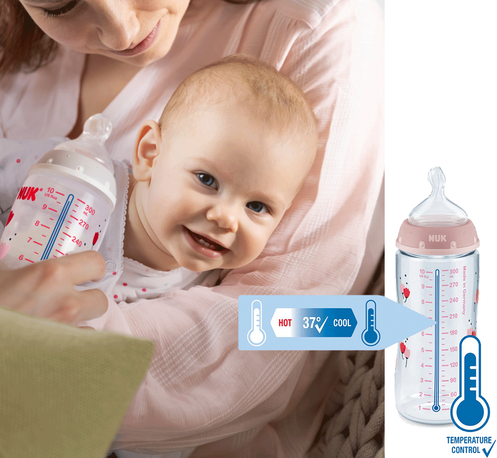 NUK Starterset »First Choice+«, Babyflaschen, Flaschenbürste, Schnuller