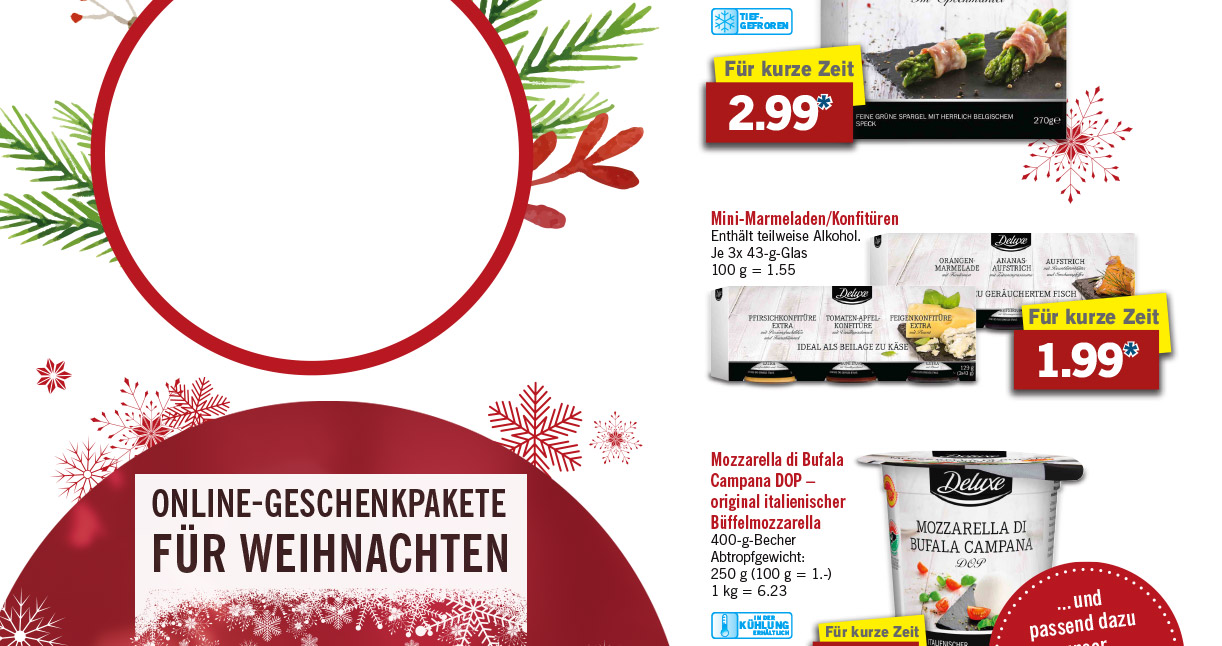 Weihnachten ist für alle, ab 12.12. Lidl Deutschland lidl.de