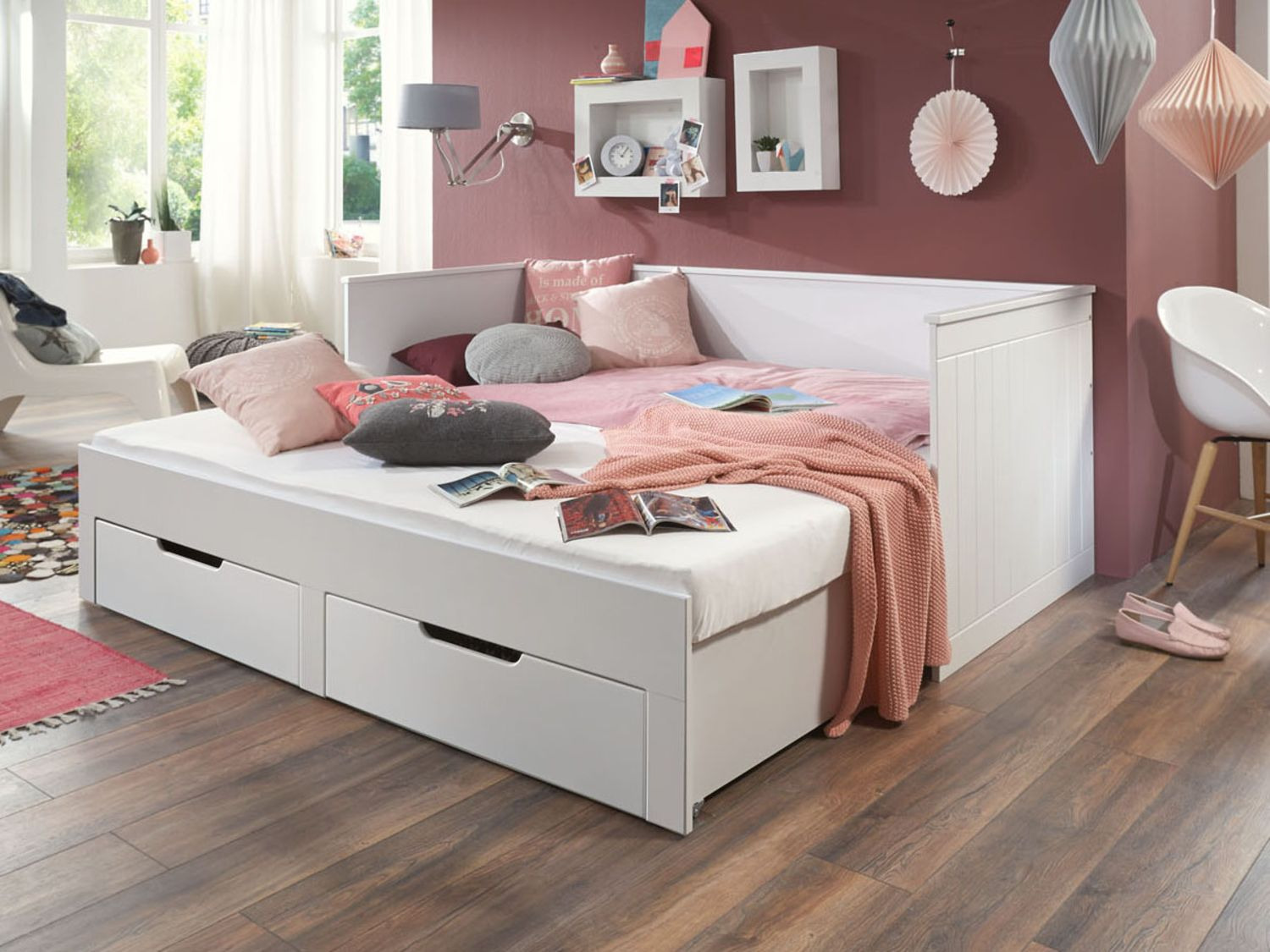 Relita Funktionsbett »Leonie«, 90 x 200 auf 180 x 200 cm ausziehbar