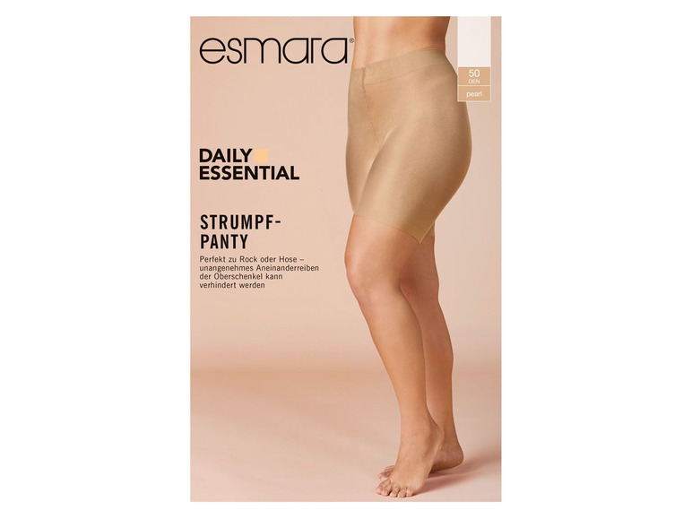 Gehe zu Vollbildansicht: ESMARA® Lingerie ESMARA® Strumpf-Panty Damen, 50 DEN, bequemer Komfortbund, mit Elasthan - Bild 2