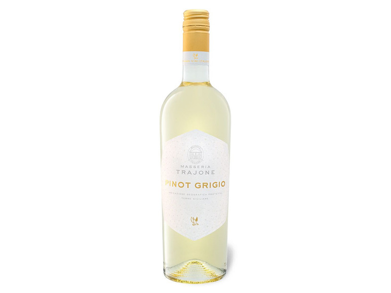 Masseria Trajone Pinot Grigio Terre Siciliane IGP trocken, Weißwein