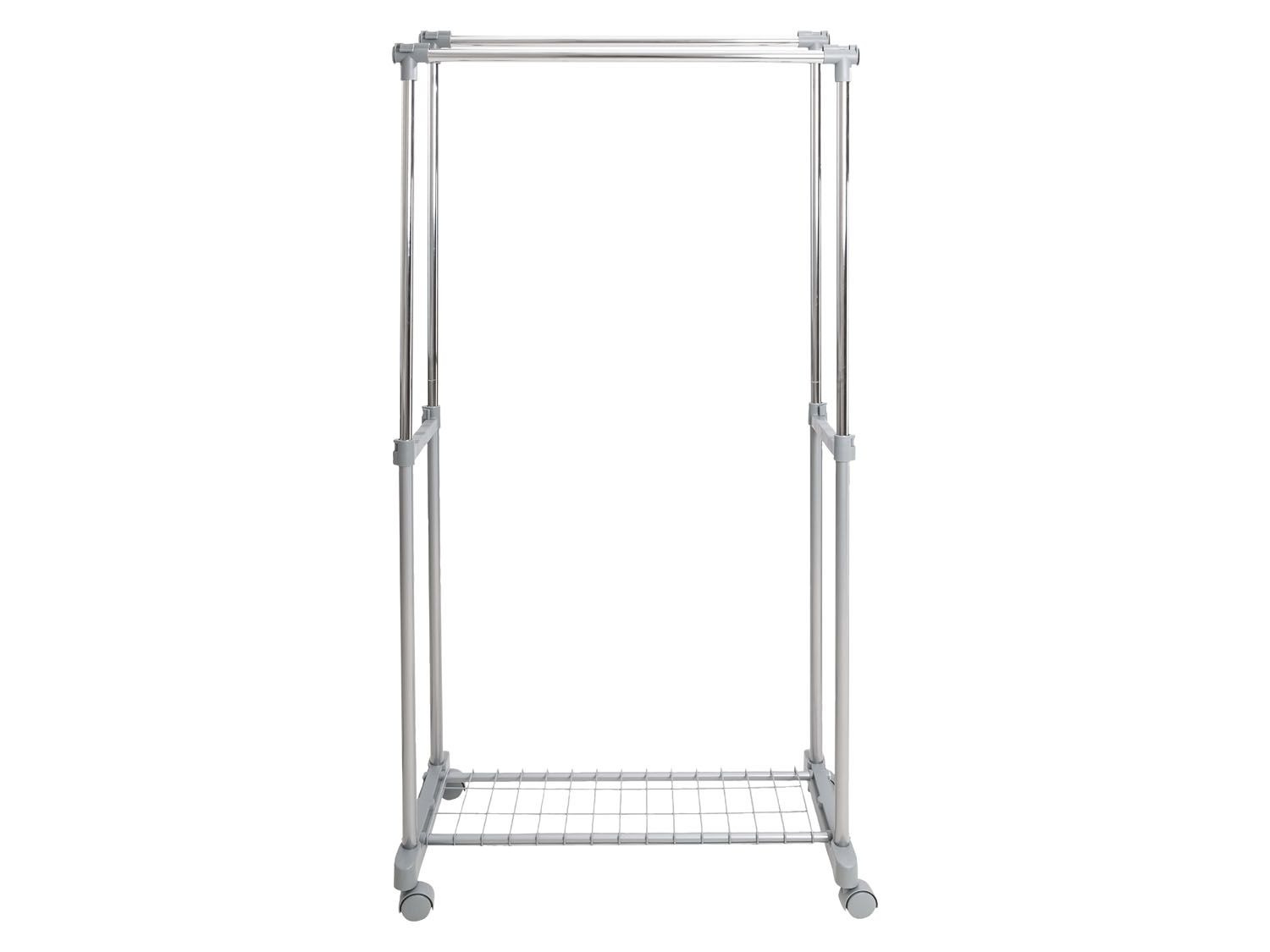 LIVARNO LIVING® Kleiderständer, 4 leichtlaufende Rolle - Lidl.de