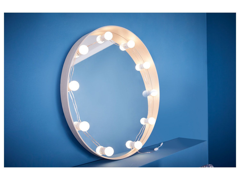 Gehe zu Vollbildansicht: LIVARNO LUX® Spiegelleuchte Hollywood, mit 10 Lampen - Bild 4