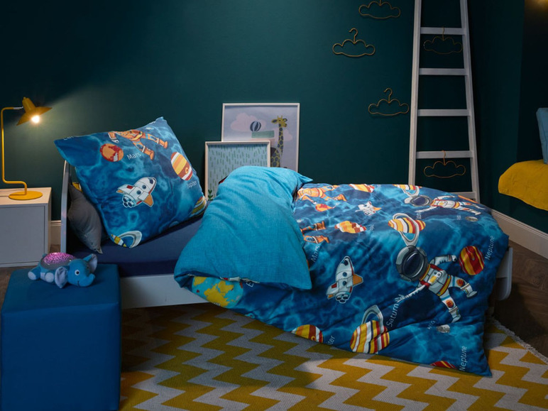 Gehe zu Vollbildansicht: MERADISO® Kinder Feinbiber Bettwäsche, 135 x 200 cm - Bild 5