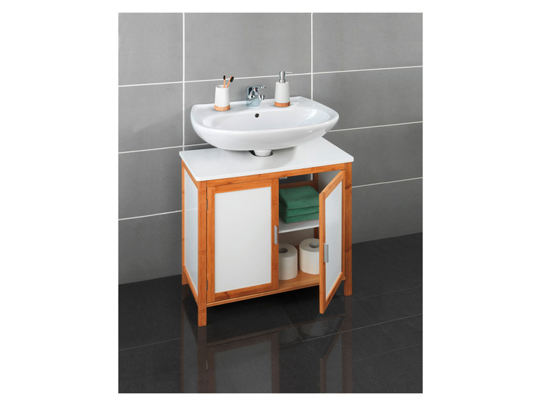 Gehe zu Vollbildansicht: Wenko Waschbeckenunterschrank »Finja«, im minimalistischen Design - Bild 4