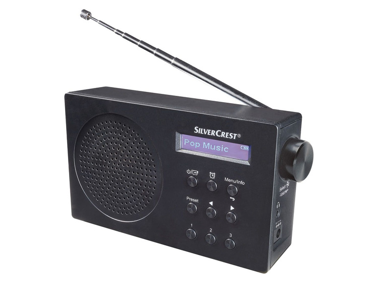 Gehe zu Vollbildansicht: SILVERCREST® Radio »SDR 15 A1«, mit 60 Senderspeicherplätzen, PLL-Tuner, digitaler Empfang - Bild 1