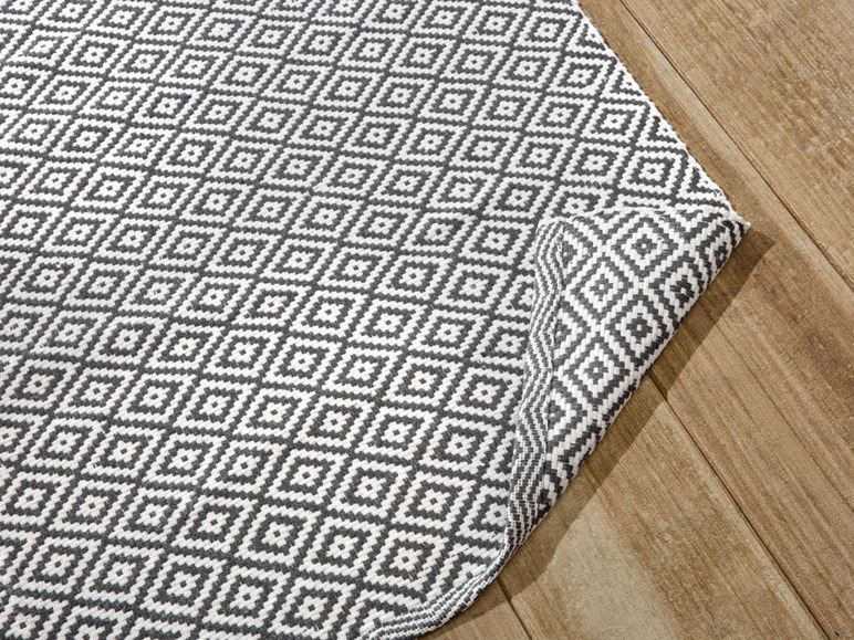Gehe zu Vollbildansicht: MERADISO® Teppich, 67 x 120 cm, rutschhemmende Unterseite, aus reiner Baumwolle - Bild 9