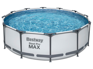 Bestway Pool »Steel ProMAX™«, Stahlrahmenpool-Set, Filterpumpe, Sicherheitsleiter 366x100 cm