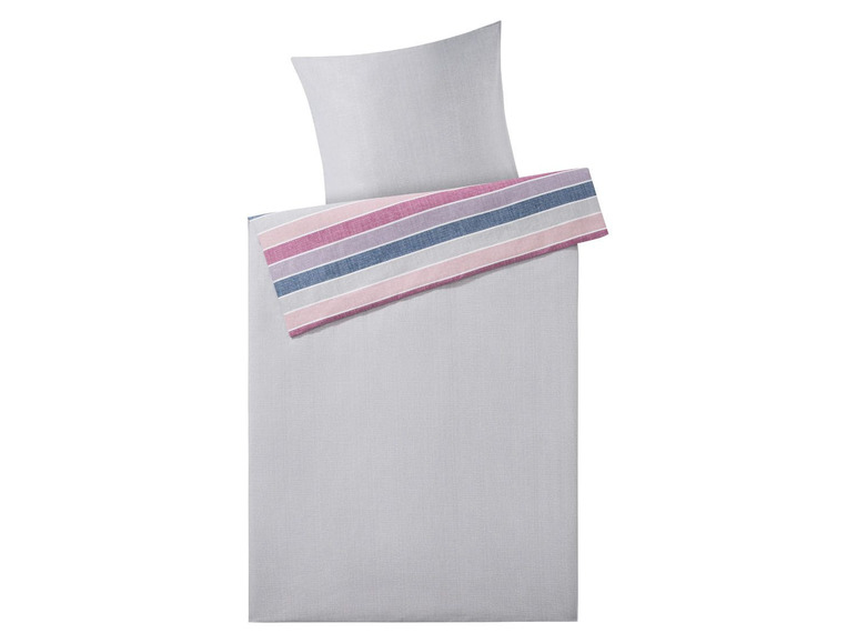 Gehe zu Vollbildansicht: MERADISO® Renforcé Bettwäsche, 135 x 200 cm, mit Reißverschluss, aus reiner Baumwolle - Bild 8