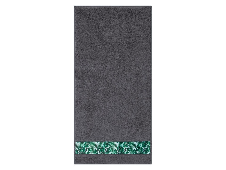 Gehe zu Vollbildansicht: MIOMARE® Handtuch, 2 Stück, 50 x 100 cm, mit dekorativer Bordüre, aus reiner Baumwolle - Bild 13