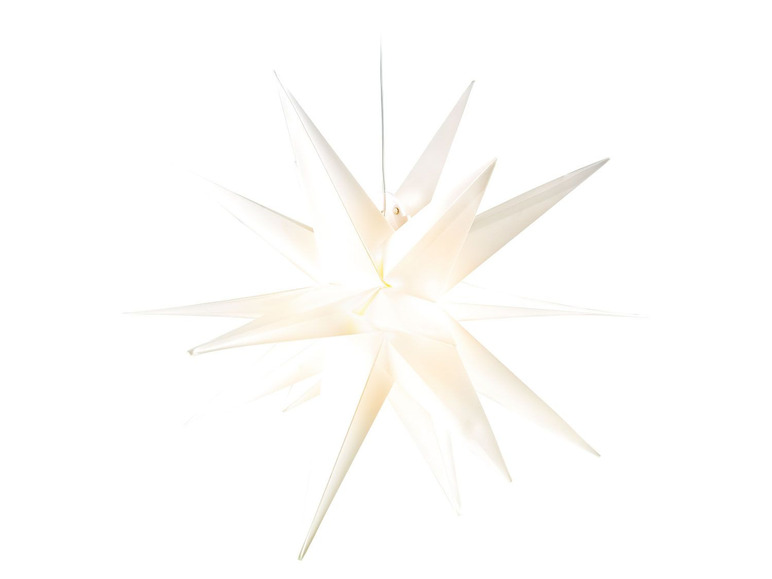 Gehe zu Vollbildansicht: MELINERA® LED-Leuchtstern, 18 Spitzen, 10 m Zuleitung - Bild 5