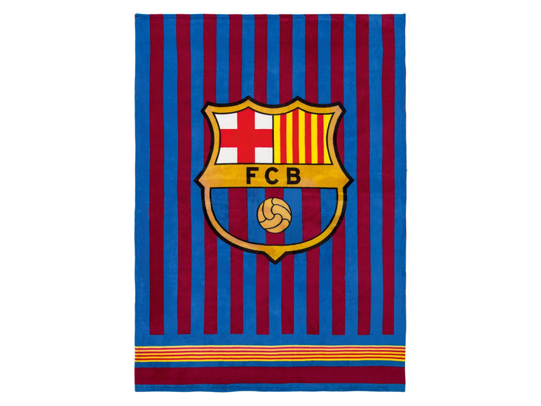Gehe zu Vollbildansicht: Kuscheldecke »FC Barcelona«, 150 x 200 cm - Bild 1