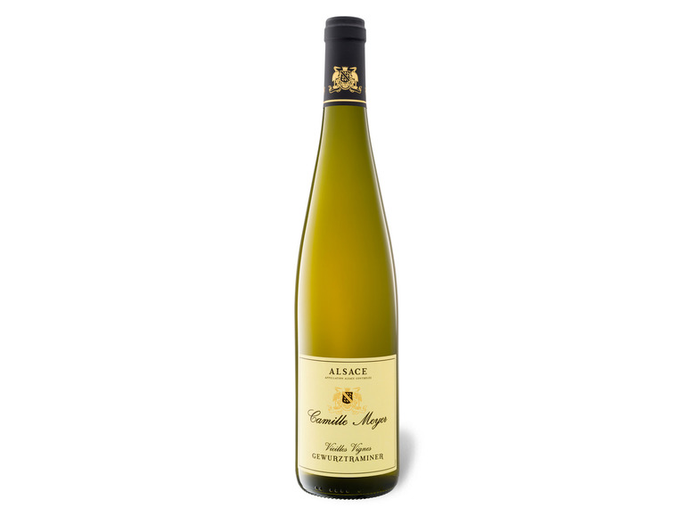 Gehe zu Vollbildansicht: Camille Meyer Vieilles Vignes Gewürztraminer Alsace AOC lieblich, Weißwein 2020 - Bild 1