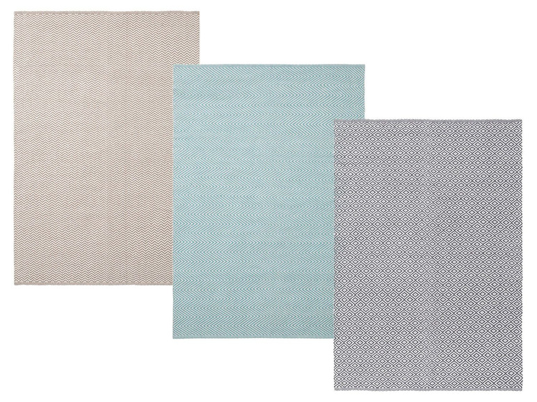 Gehe zu Vollbildansicht: MERADISO® Teppich, 140 x 200 cm, aus reiner Baumwolle - Bild 1