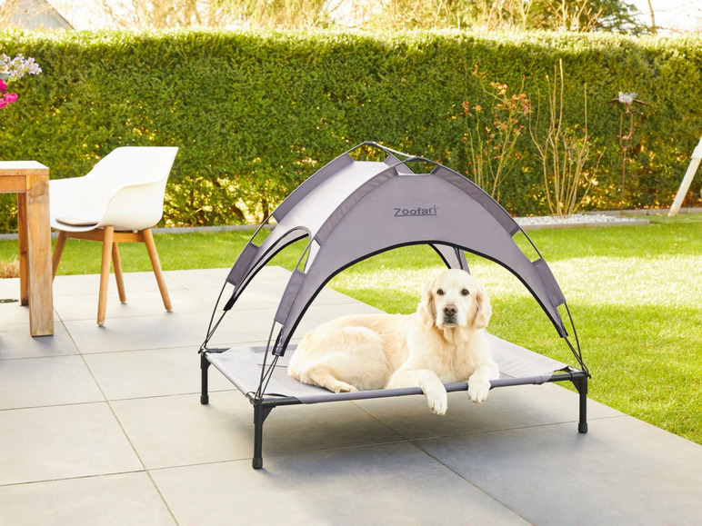 Gehe zu Vollbildansicht: ZOOFARI® Hundebett, abnehmbares Sonnendach, UV-Schutz, 60 kg Belastbarkeit - Bild 5