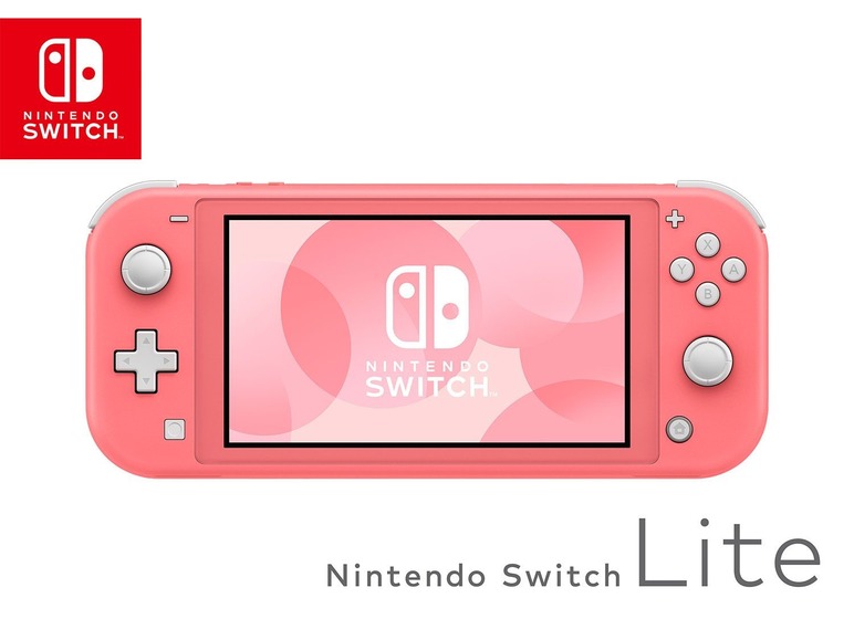 Gehe zu Vollbildansicht: Nintendo Switch Lite Konsole Koralle - Bild 3